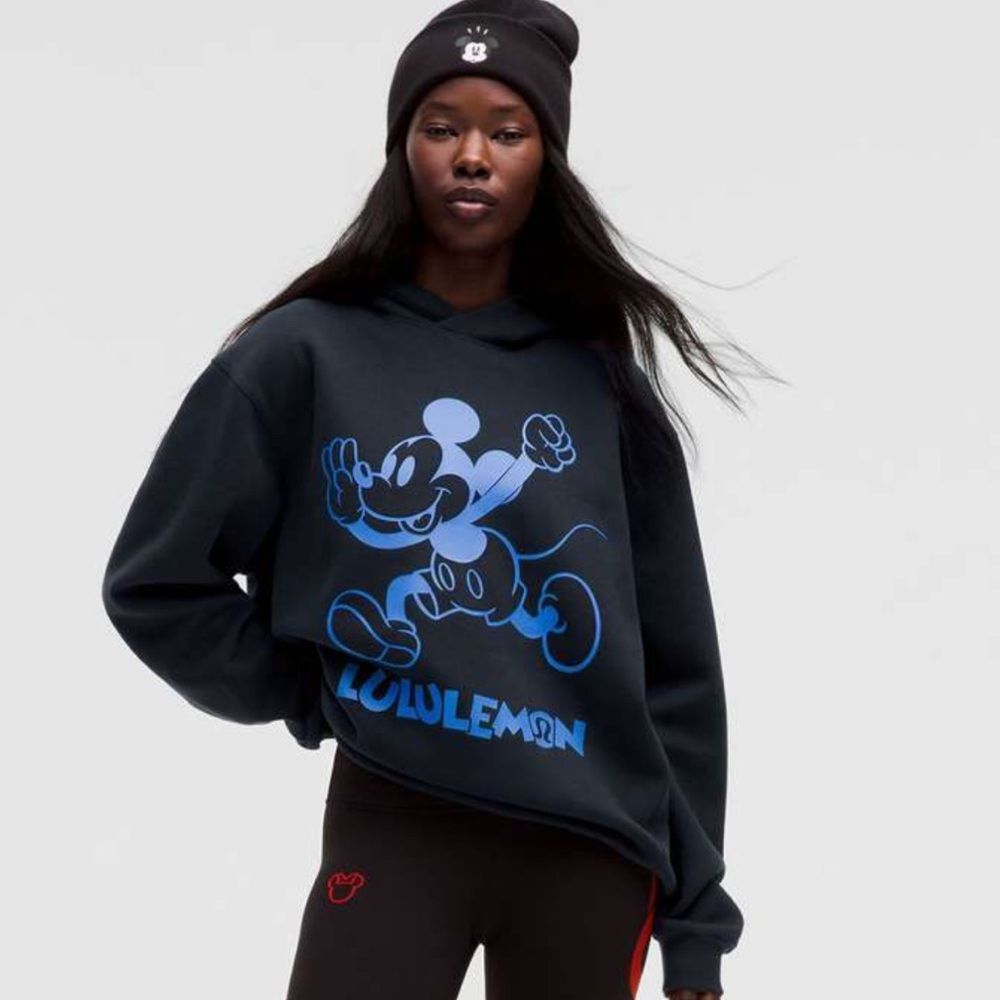 NWT XS Lululemon Steady State Pullover Plush Fleece Hoodie Disney Mickey UNISEX - Picture 2 of 9